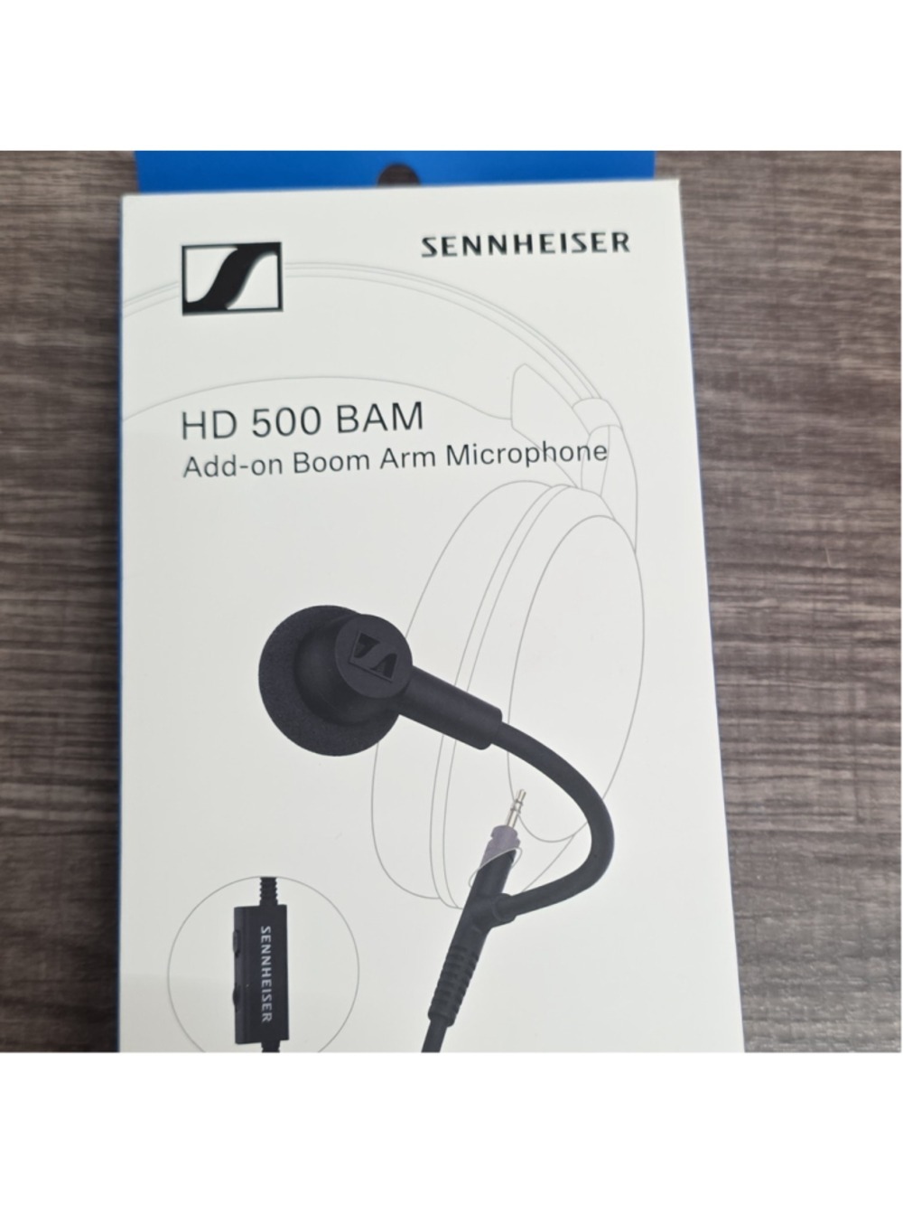 Sennheiser HD 500 BAM Boom Arm Microphone Wired Black Gaming Computers Tablets